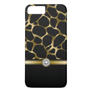 Elegant Zwart & Goud Luipaard Dier Print Case-Mate iPhone Case
