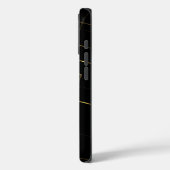 Elegant zwart & goud marmer Case-Mate iPhone case (Achterkant / Links)