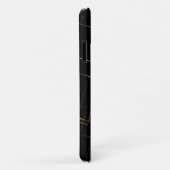 Elegant zwart & goud marmer Case-Mate iPhone case (Achterkant/rechts)