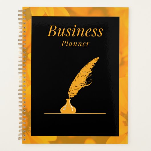 Elegant zwart goud planner (Voorkant)