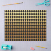 elegant zwart gouddiamantpatroon papier (Craft)