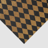 elegant zwart gouddiamantpatroon papier (Detail)