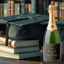 Elegant zwart gouden afstudeerfeest voor rechtenst