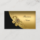 Elegant zwart gouden Visitekaartje (Voorkant)
