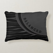 Elegant Zwart Grijs Abstract Typografie Balanced