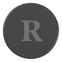 Elegant zwart & grijs monogram