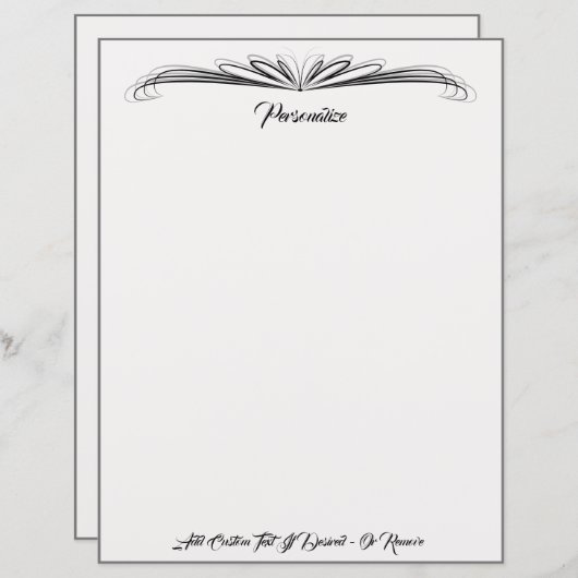 Elegant zwart/grijs papier voor sierdoeleinden (Voorkant / Achterkant)