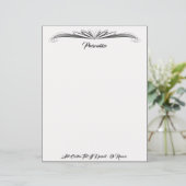 Elegant zwart/grijs papier voor sierdoeleinden (Staand voorkant)