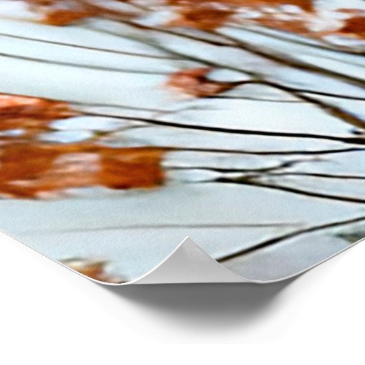 Elegant zwart kastanjepaard poster (Hoek)