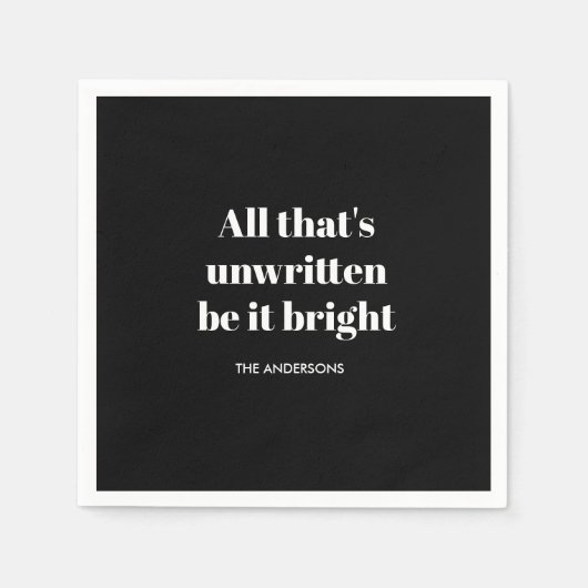 Elegant zwart kerstservet | Klassieke feestdag Servet (Voorkant)