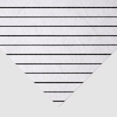 Elegant zwart krijtstreep ontwerp tissuepapier (Detail)