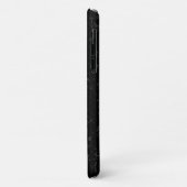 Elegant Zwart Marmer Case-Mate iPhone Case (Achterkant/links)