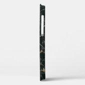 Elegant zwart marmer: getextureerde achtergrond Case-Mate iPhone case (Achterkant / Links)