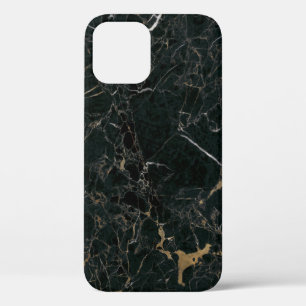 Elegant zwart marmer: getextureerde achtergrond Case-Mate iPhone case
