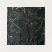 Elegant zwart marmer: getextureerde achtergrond wandkleed (Voorkant (horizontaal))