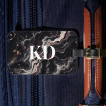 Elegant zwart marmer Modern & stijlvol reizen