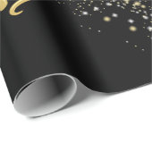 Elegant zwart mat inpakpapier (Rol Hoek)