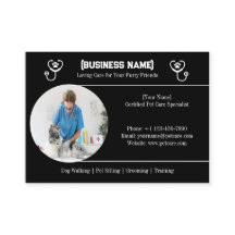 Elegant zwart met  foto Pet Care