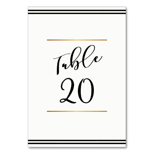 Elegant zwart met gouden bruiloft kaart (Voorkant)