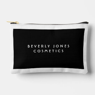 Elegant zwart met witte rand etui
