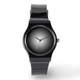 Elegant zwart minimalistisch horloge - stijlvol mo