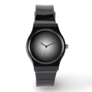 Elegant zwart minimalistisch horloge - stijlvol mo
