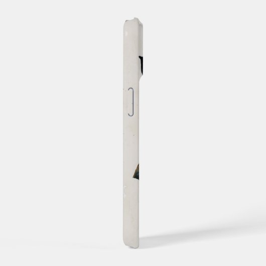 Elegant zwart Roos gotische bloementelefoonhoesje  iPhone 15 Case (Rechterkant)