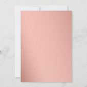 Elegant zwart roos gouden bloemenverjaardag sjablo kaart (Achterkant)