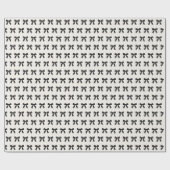 Elegant zwart satijnen strikpatroon | Chic minimaa Cadeaupapier (Vlak)