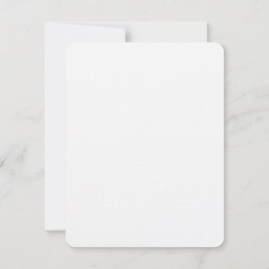 Elegant zwart schrift gepersonaliseerd trouwmonogr bedankkaart (Achterkant)