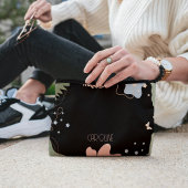 Elegant zwart Stijlvolle Boho Schattige Etui