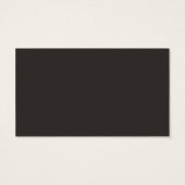 Elegant Zwart Swirl Bruiloft Drink Ticket Visitekaartje (Achterkant)