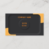 Elegant zwart visitekaartje (Voorkant)