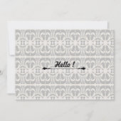 Elegant zwart-wit-2 kaart (Voorkant)