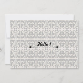 Elegant zwart-wit-2 kaart