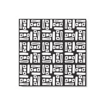 Elegant zwart-wit abstract patroon