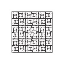 Elegant zwart-wit abstract patroon