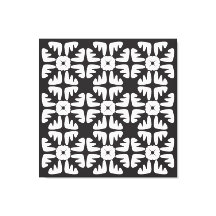 Elegant zwart-wit abstract patroon