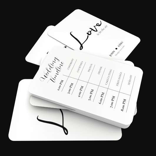 Elegant zwart-wit bruiloft thema handwaaier