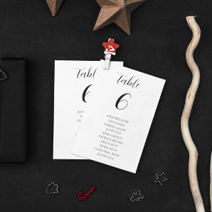 Elegant zwart-wit bruiloft thema kaart