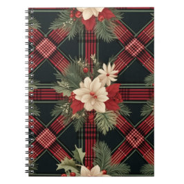 Elegant zwart-wit Buffalo Plaid Patroon Notebo Notitieboek