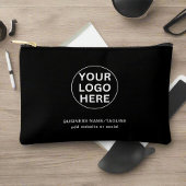 Elegant zwart-wit Business Logo Promotional Etui