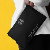 Elegant zwart-wit Business Logo Promotional Etui