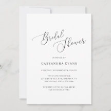 Elegant zwart-wit eenvoudig Vrijgezellenfeest