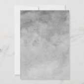 Elegant zwart-wit foto Jubileum Uitnodigen Kaart (Achterkant)