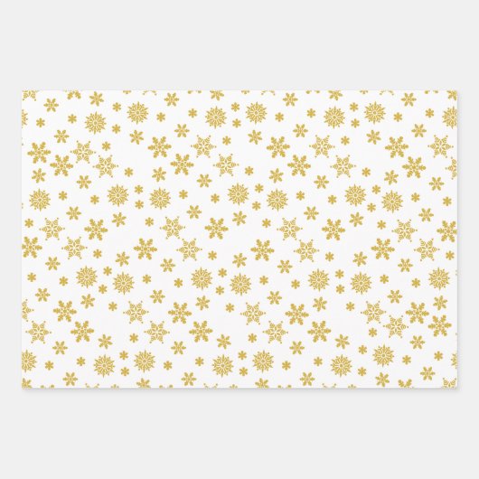 Elegant Zwart Wit & Geel Vrolijk Kerstfeest Inpakpapier Vel (Voorkant 3)