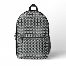 Elegant zwart-wit geometrisch patroon