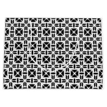 Elegant zwart-wit geometrisch patroon