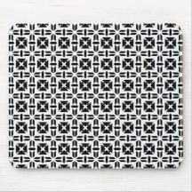 Elegant zwart-wit geometrisch patroon