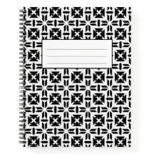 Elegant zwart-wit geometrisch patroon